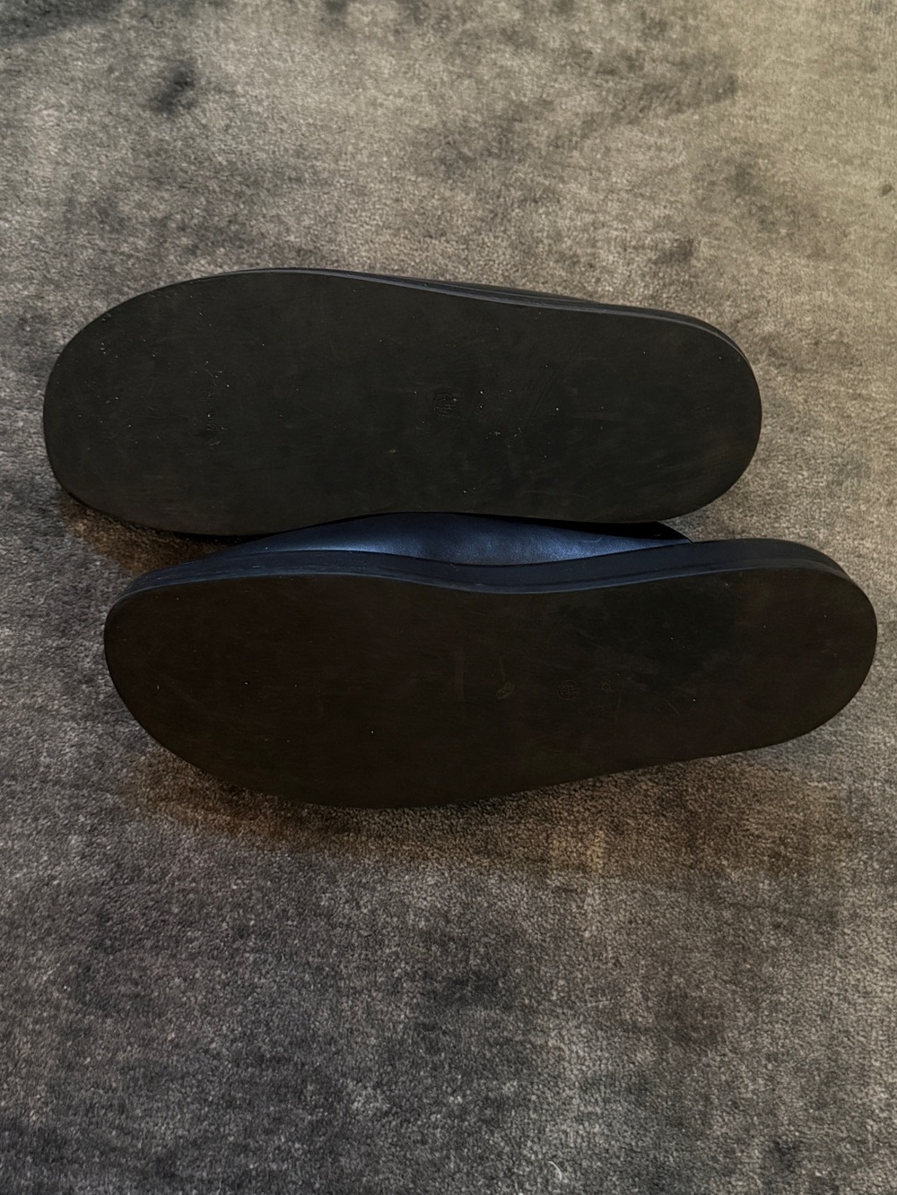 The Row Women’s Black Leather Slip-On Clog - Picture 4 of 4